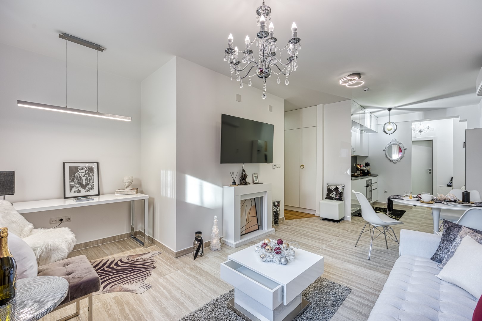 Apartman Zagreb - Dnevni boravak